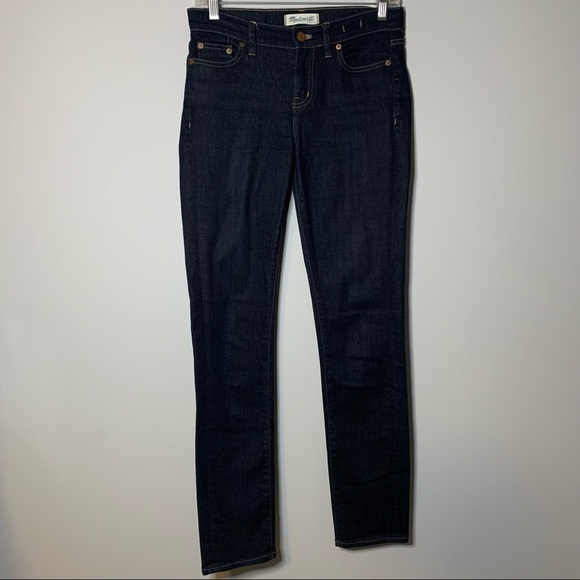 Women’s Madewell dark wash Alley straight leg jeans size 26 - Picture 2 of 8